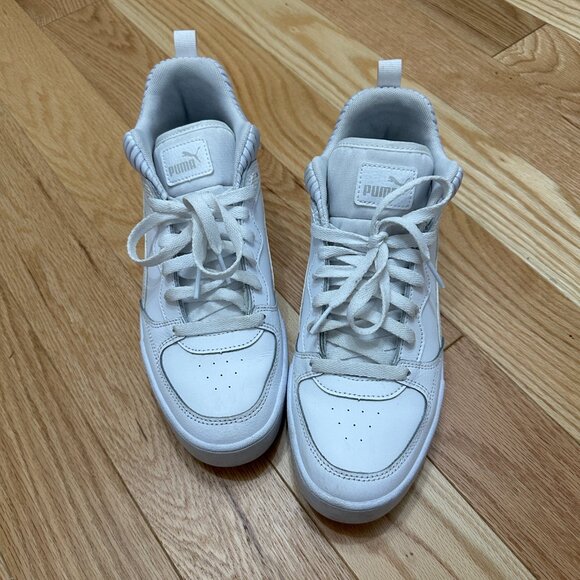 Puma Sneakers with platform heel- Size 9 Womens - White - Picture 2 of 8
